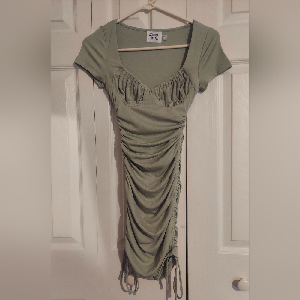 Princess Polly Sage Dress